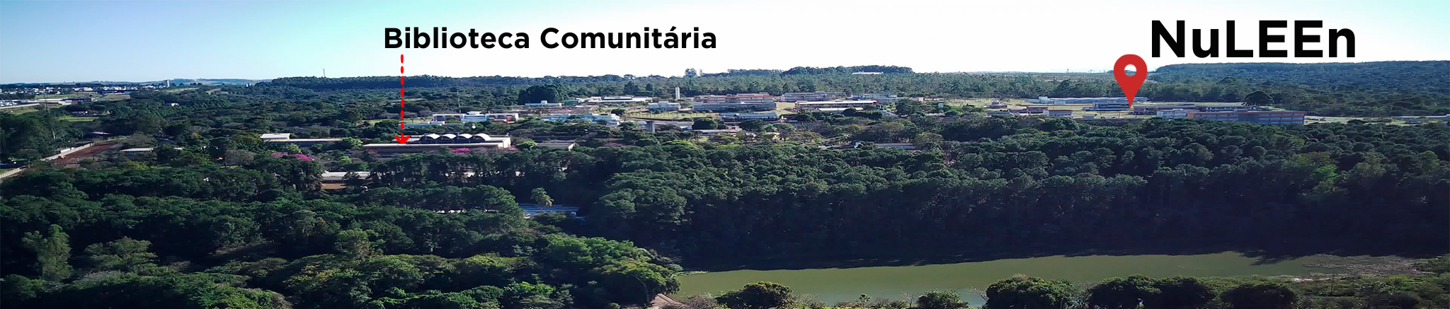 Vista aérea da ufscar